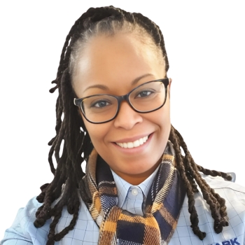 African American women with braided hair.